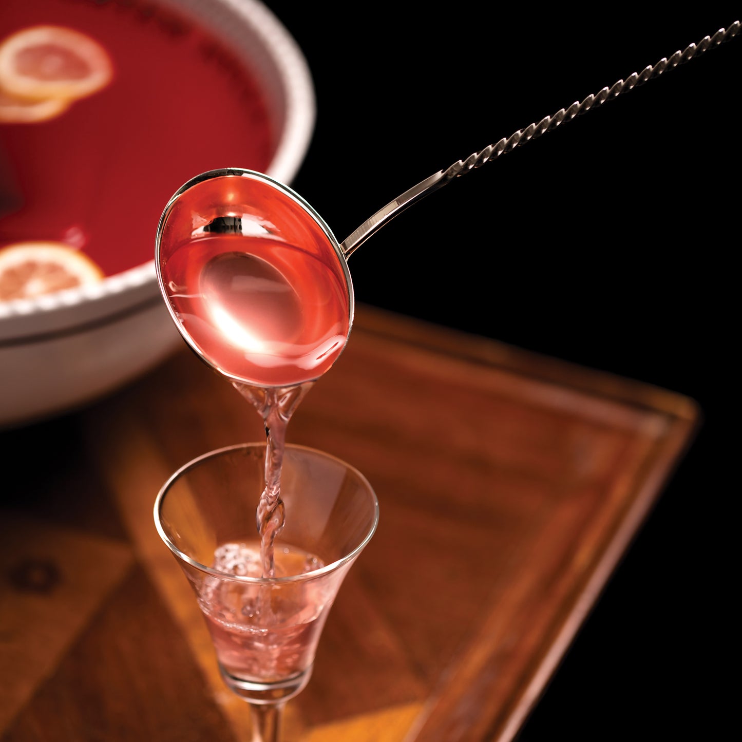 CAPTAIN MORRIS™ PUNCH LADLE – SILVER-PLATED EPNS / 14.5in (36.8cm) / 2oz (60ml)