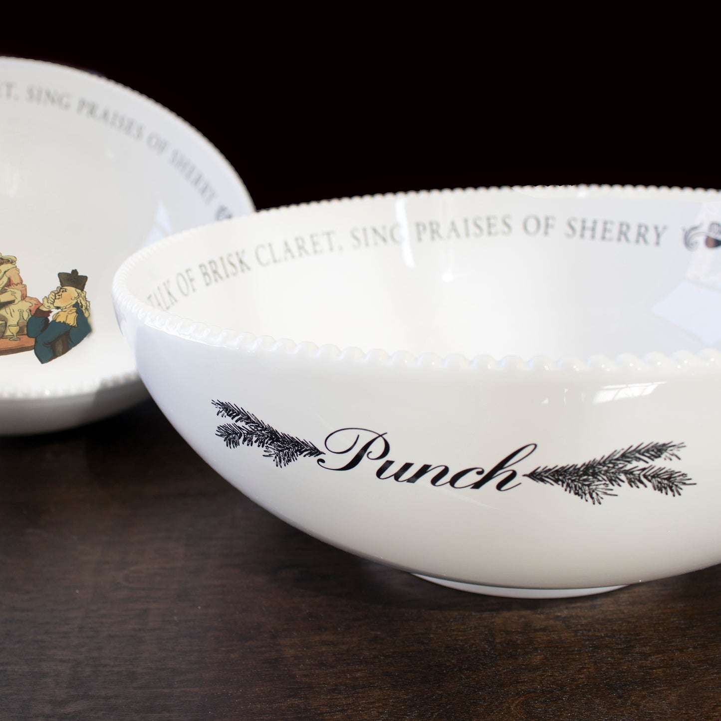 PUNCH BOWL – WHITE STONEWARE / 2 GAL (7.57L)
