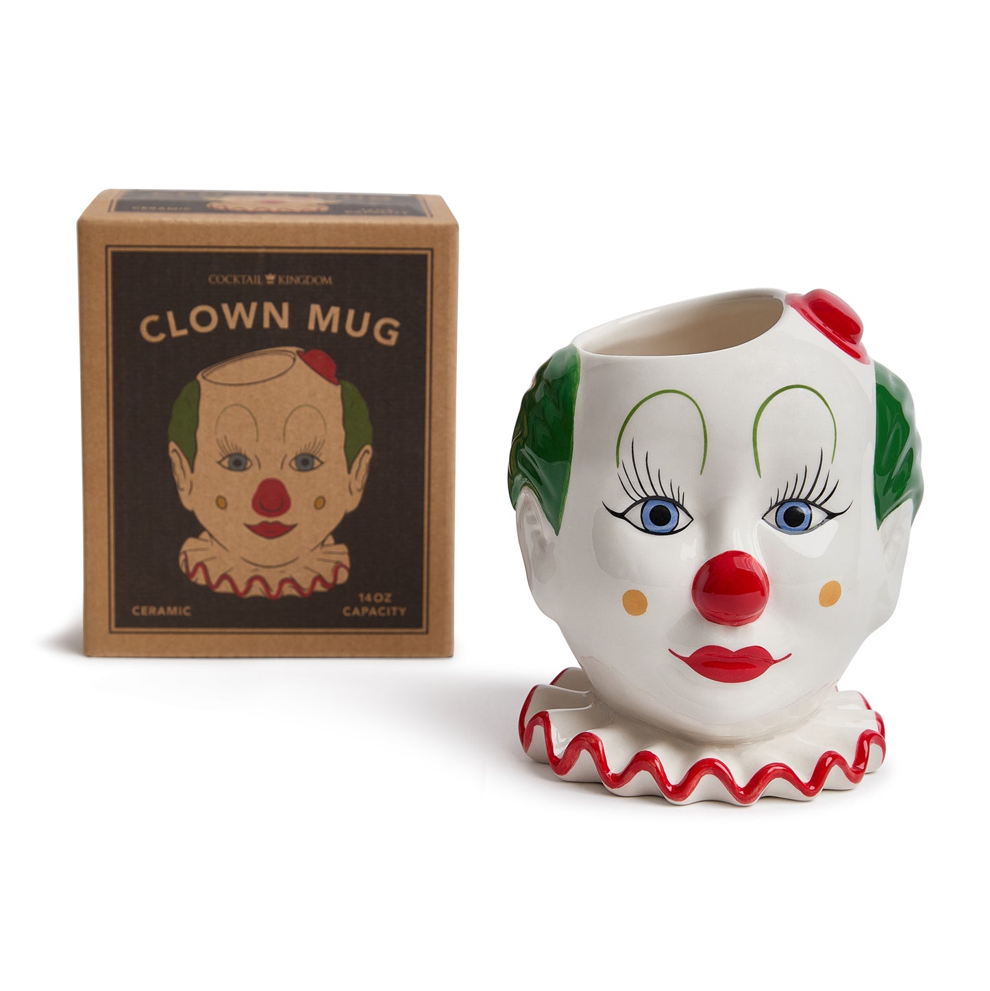CLOWN MUG – GLAZED CERAMIC / 14oz (415ml)