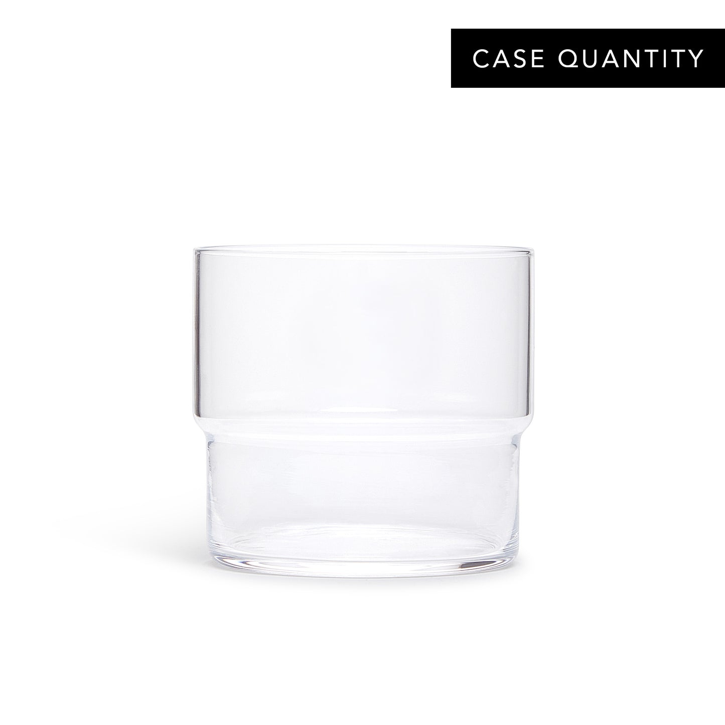 HARD STRONG STACKABLE GLASS – 10.5oz (315ml) / 24 PACK