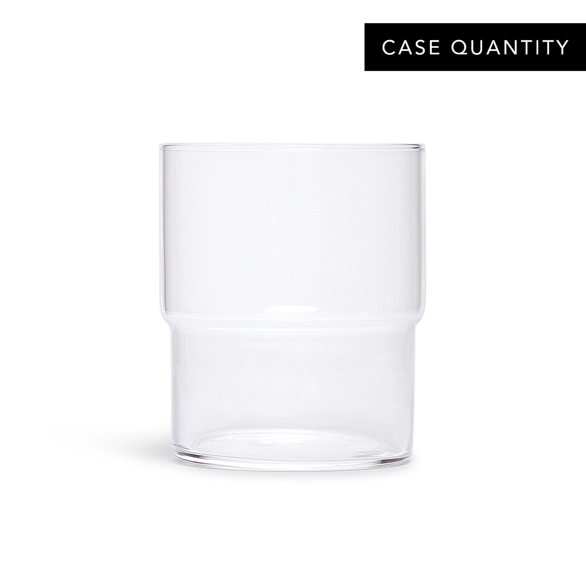 HARD STRONG STACKABLE GLASS – 13oz (390ml) / 24 PACK
