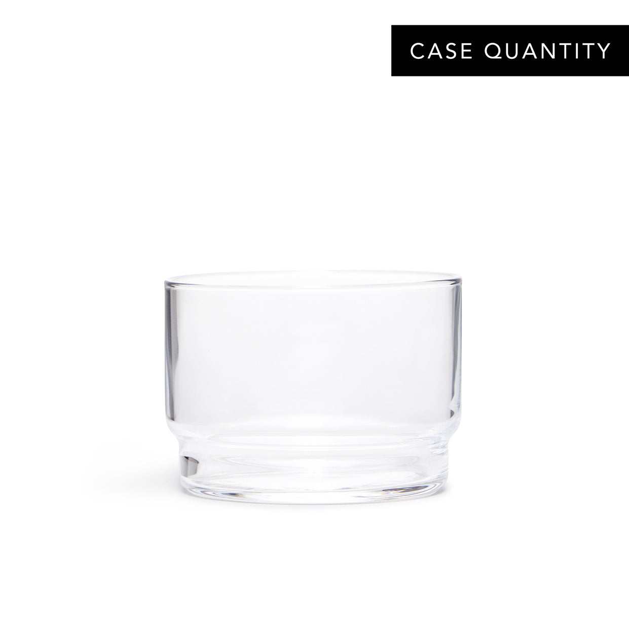 HARD STRONG STACKABLE GLASS – 5.25oz (155ml) / 24 PACK