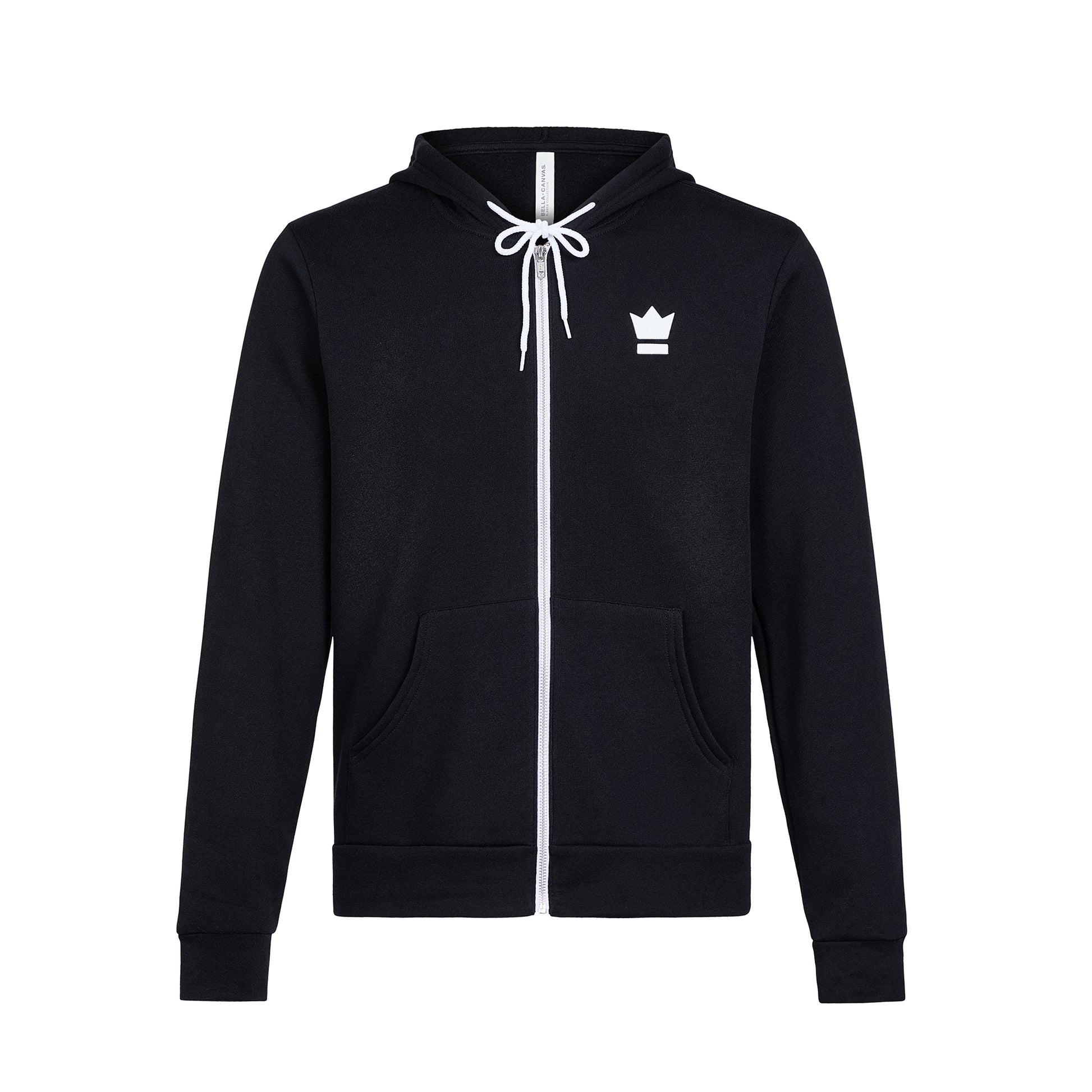 LOGO ZIP HOODIE - FLEECE COTTON BLEND