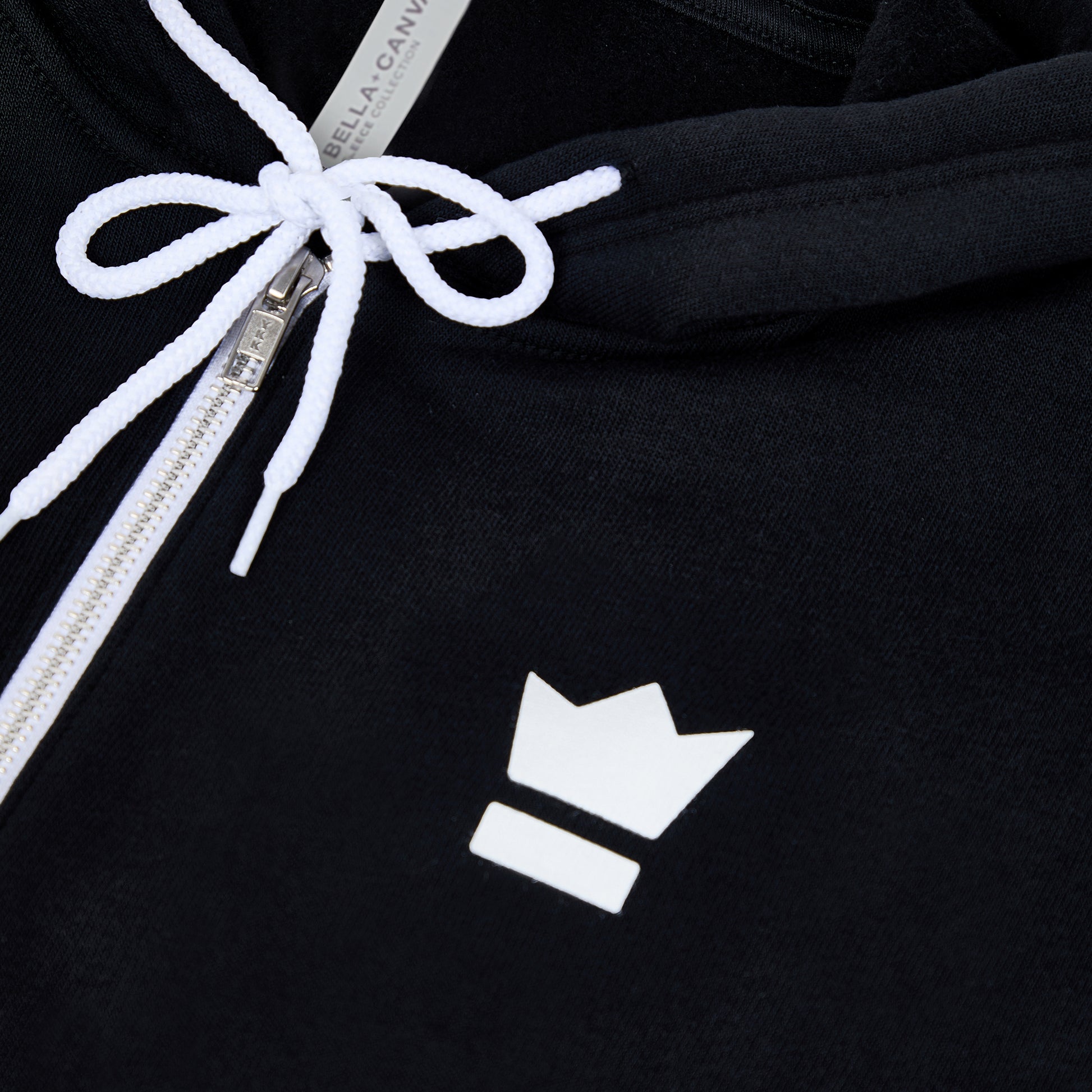 LOGO ZIP HOODIE - FLEECE COTTON BLEND