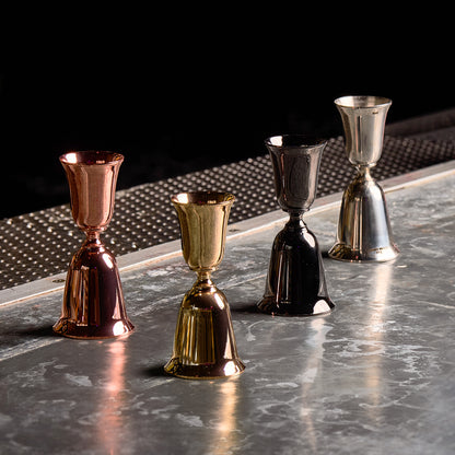 HOFFMAN® JIGGER – GOLD PLATED – 1oz / 2oz