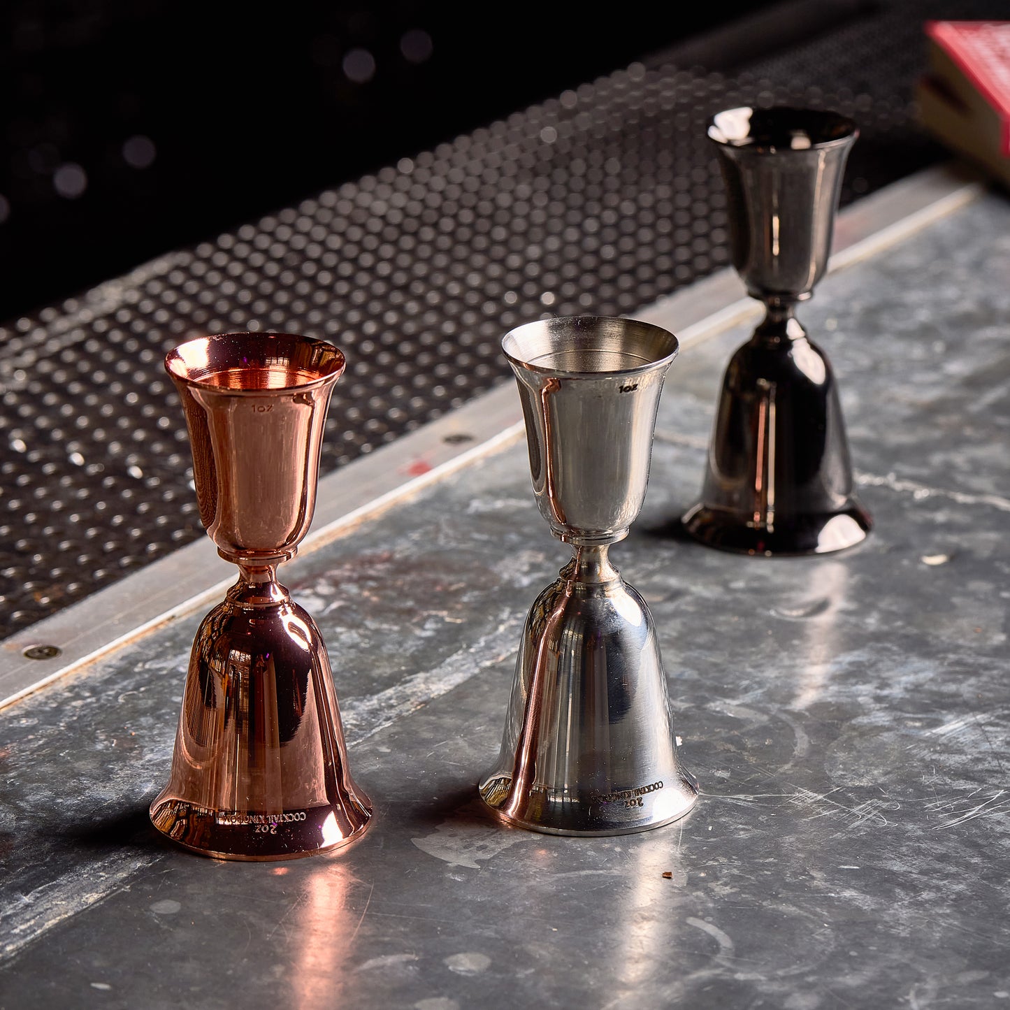 HOFFMAN® JIGGER – STAINLESS STEEL – 1oz / 2oz