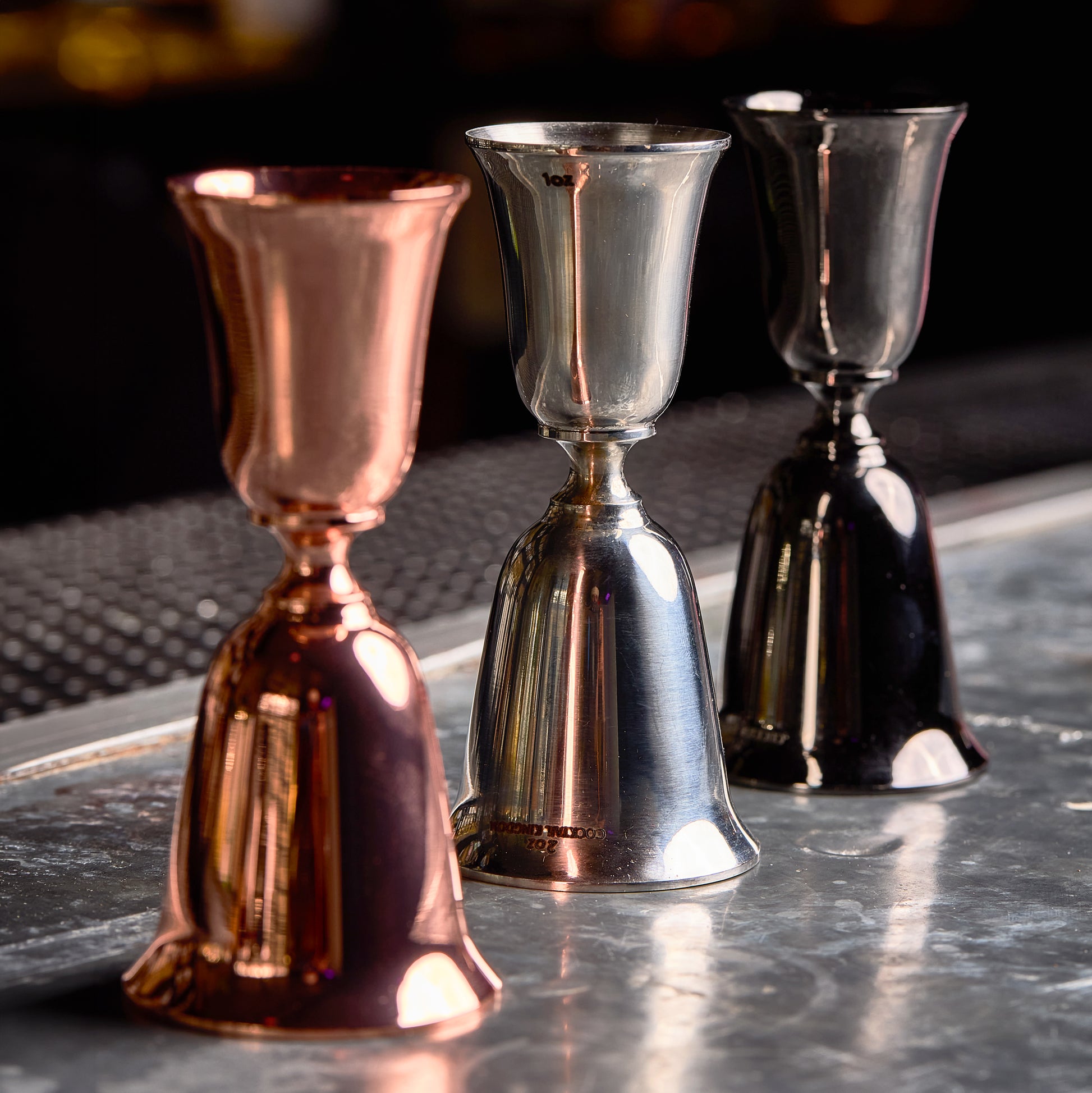 HOFFMAN® JIGGER – STAINLESS STEEL – 1oz / 2oz