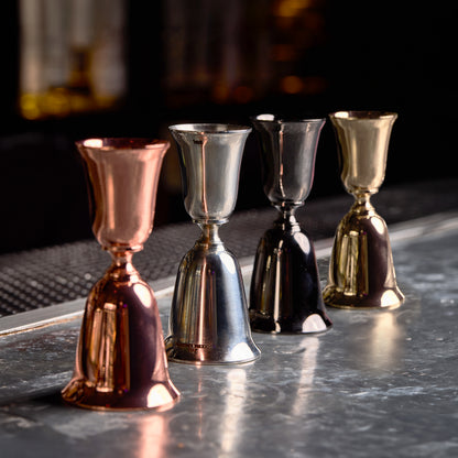 HOFFMAN® JIGGER – GOLD PLATED – 1oz / 2oz