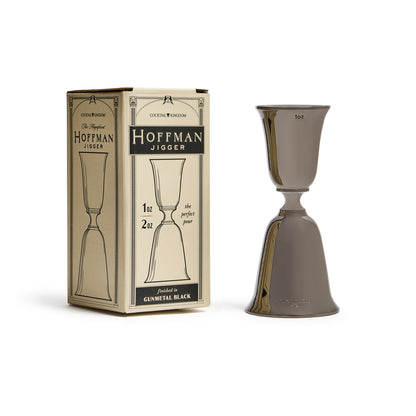 HOFFMAN® JIGGER – GUNMETAL BLACK – 1oz / 2oz