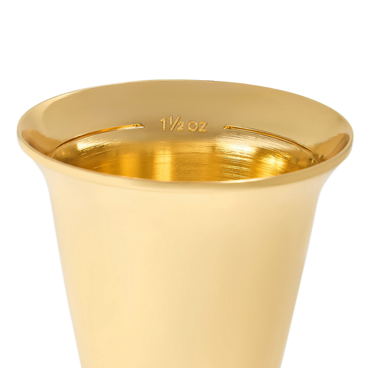 HOFFMAN® JIGGER – GOLD PLATED – 1oz / 2oz