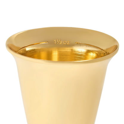 HOFFMAN® JIGGER – GOLD PLATED – 1oz / 2oz