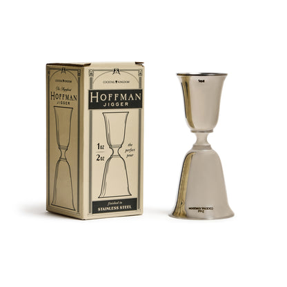 HOFFMAN® JIGGER – STAINLESS STEEL – 1oz / 2oz