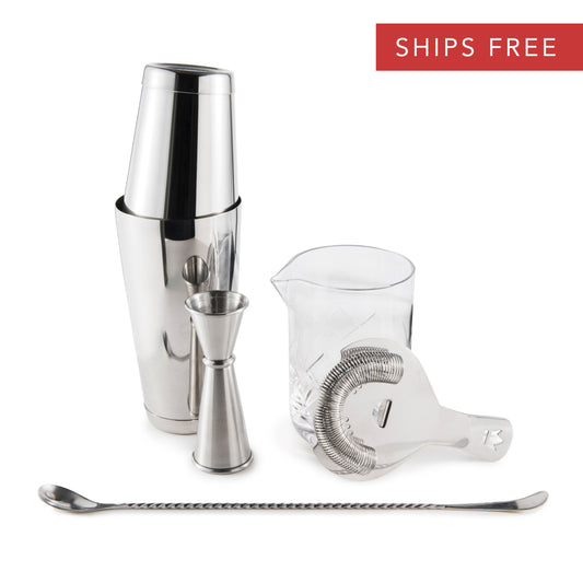 ESSENTIAL COCKTAIL SET – STAINLESS STEEL