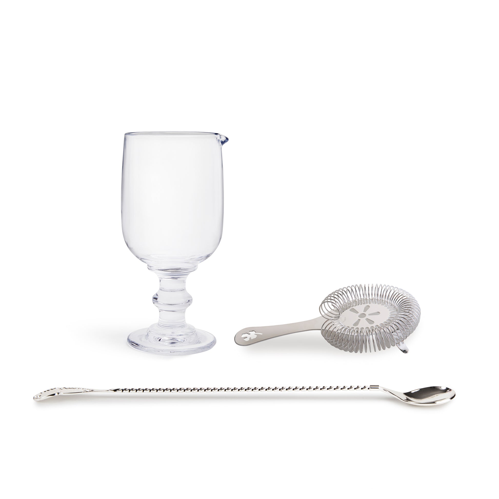 DAVID WONDRICH STIRRED SELECTION – CLEAR GLASS / SILVER-PLATED EPNS