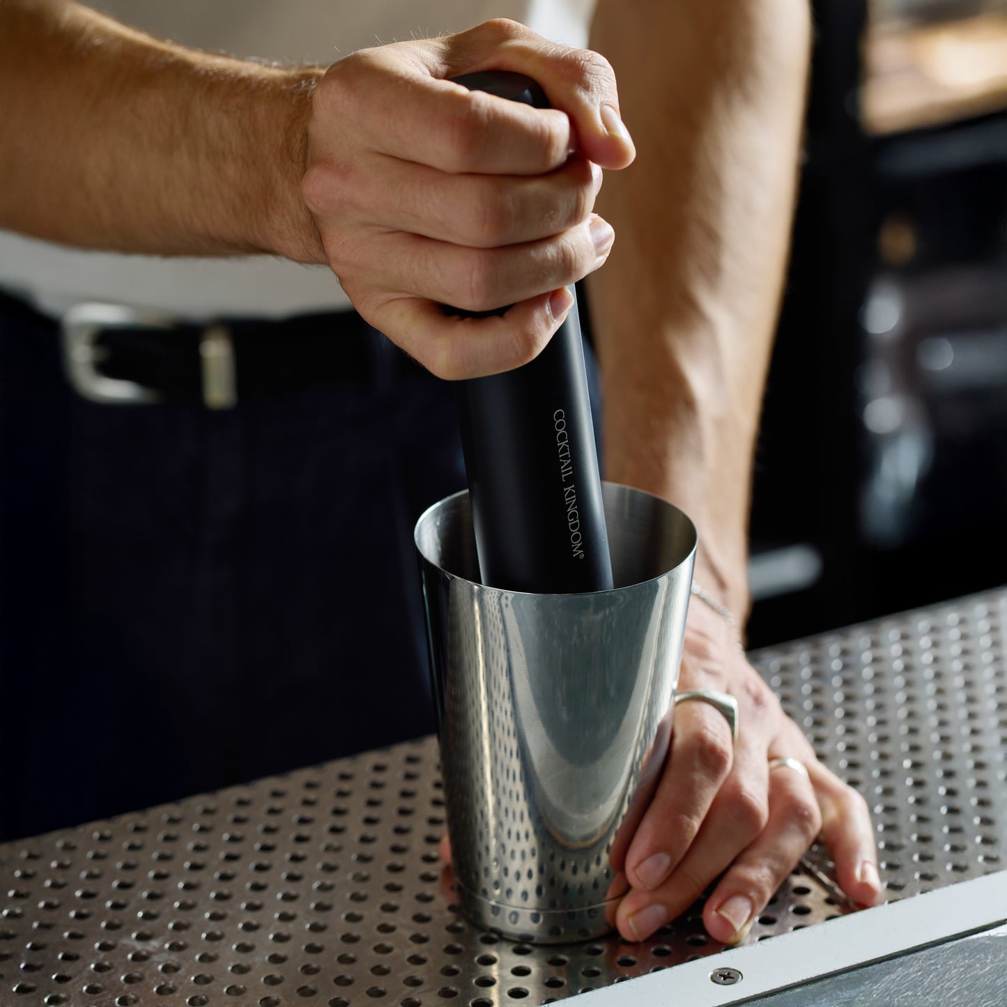 BAD ASS MUDDLER – FOOD GRADE PLASTIC / BLACK