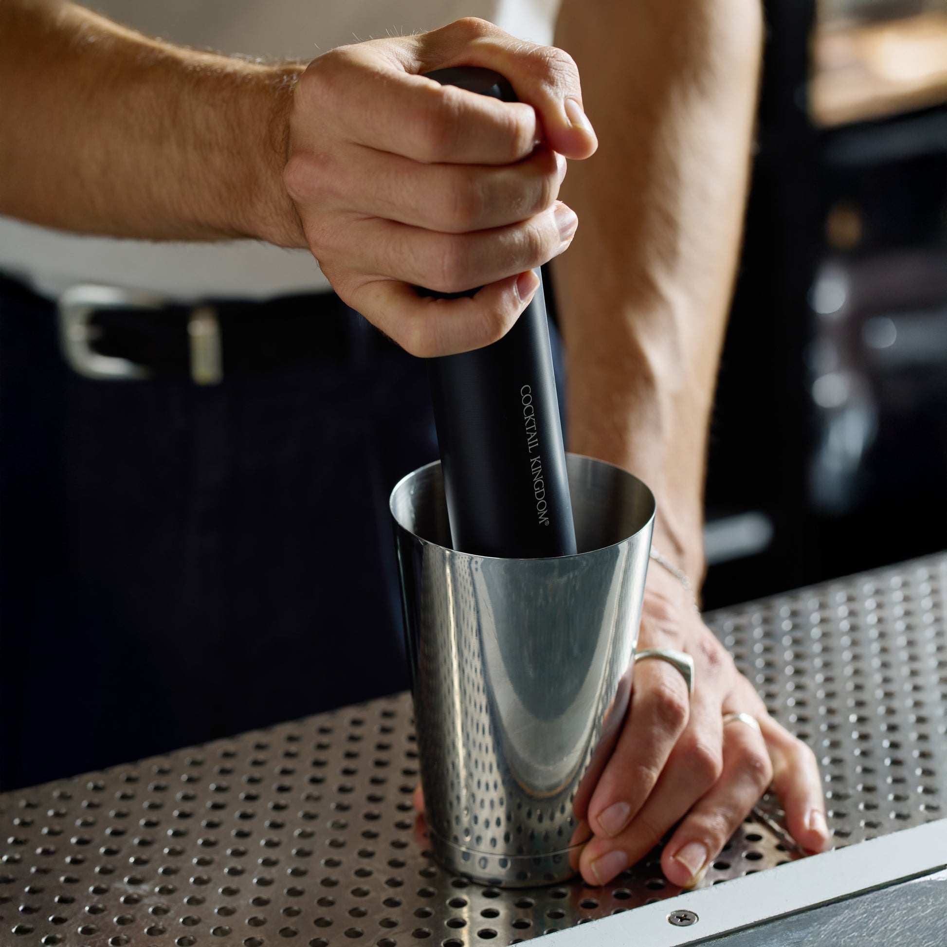 BAD ASS MUDDLER – FOOD GRADE PLASTIC / BLACK