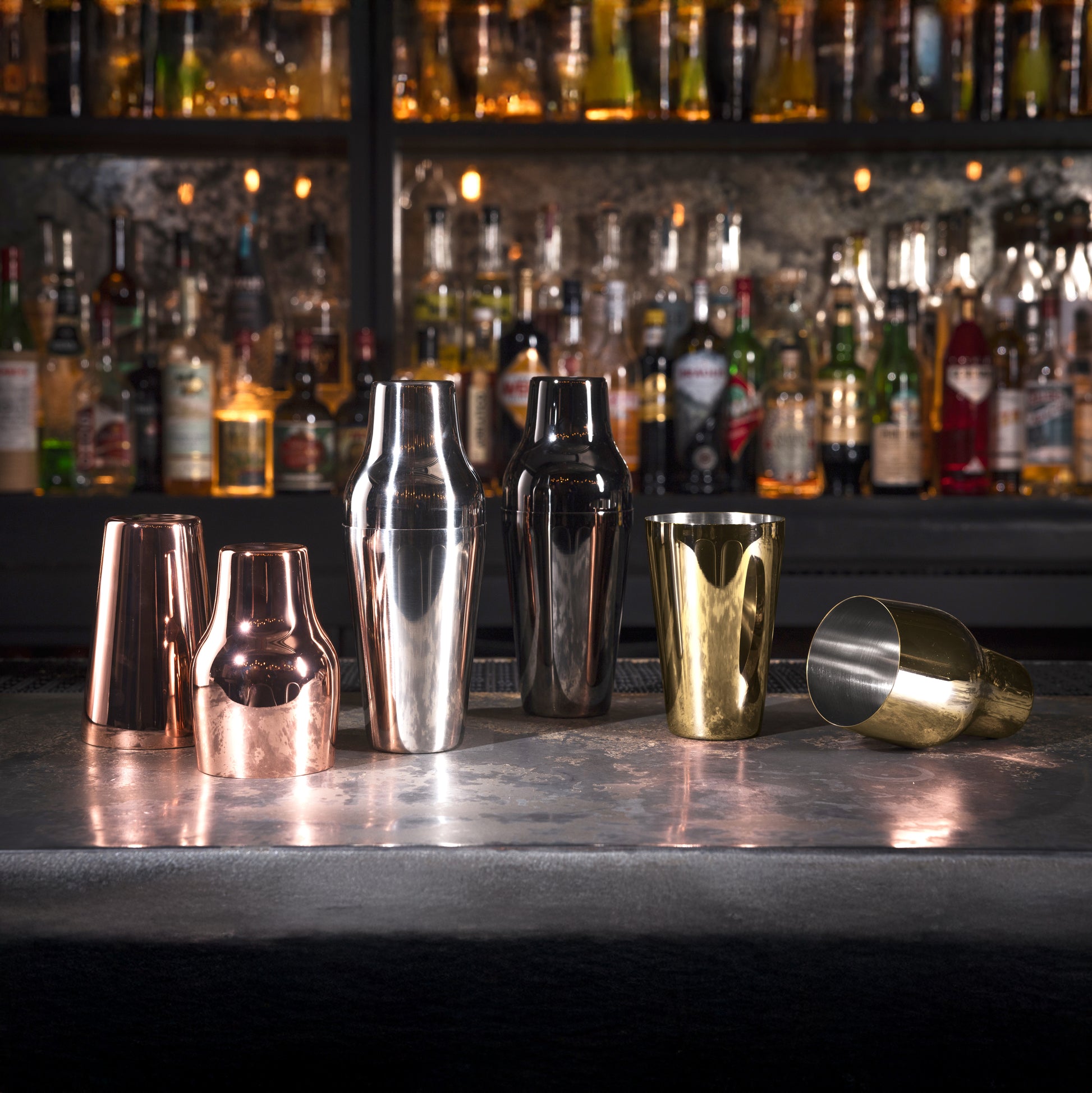 PARISIAN COCKTAIL SHAKER – STAINLESS STEEL / 600ml (20oz)