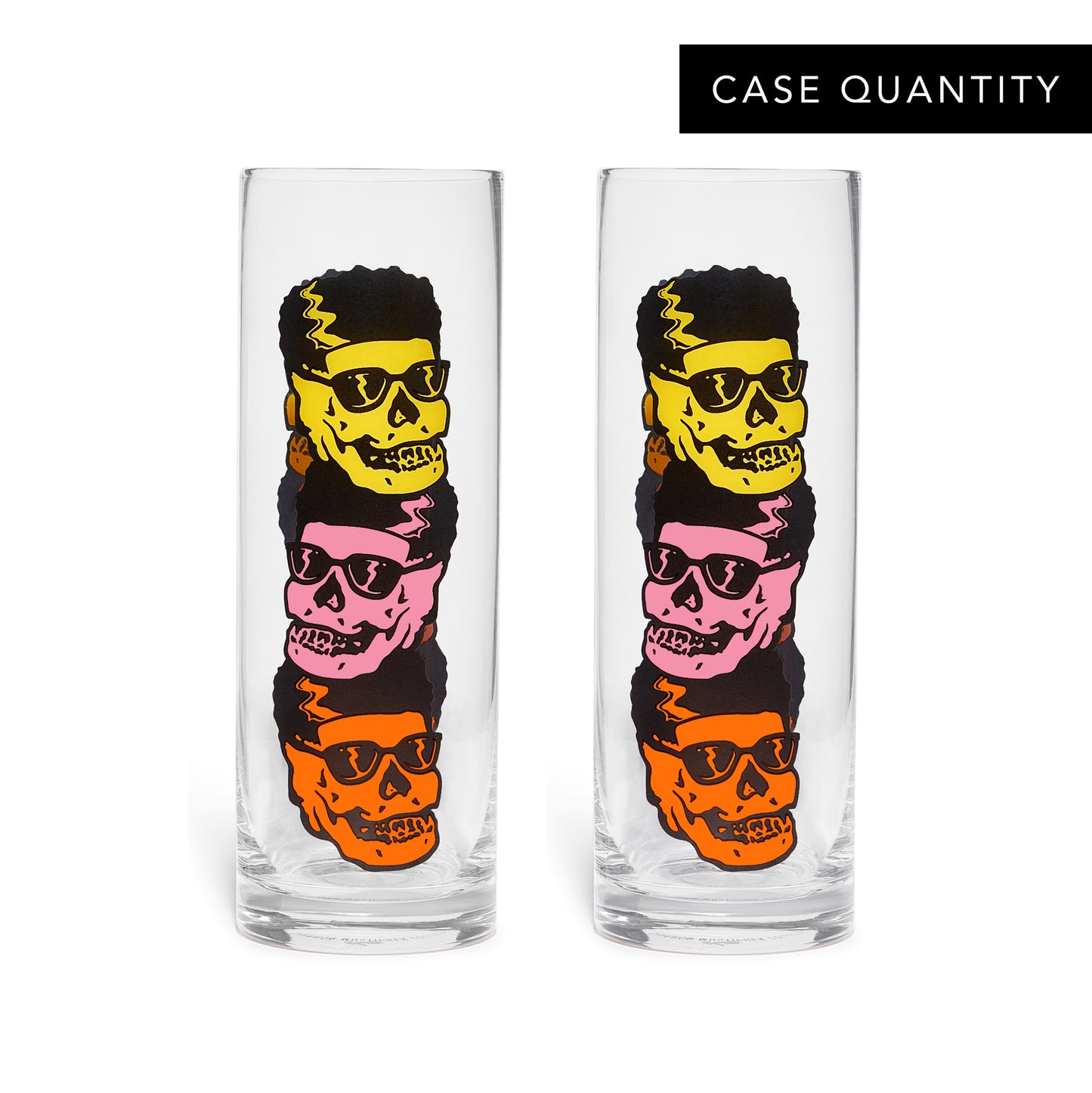 MUSTIPHER ZOMBIE GLASS - 16oz (450ml) / CASE OF 24