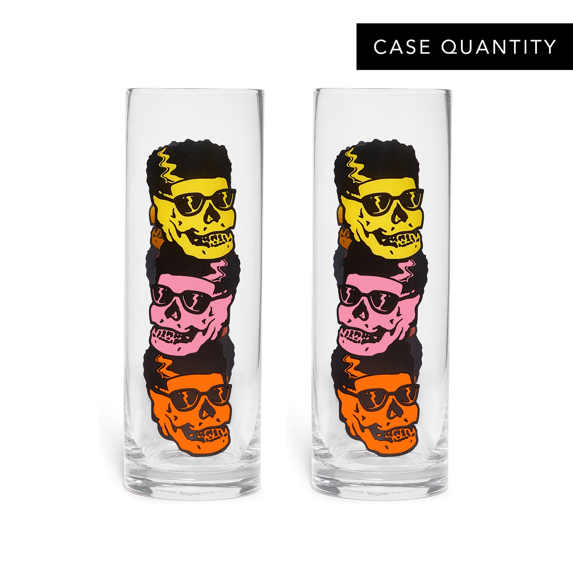 MUSTIPHER ZOMBIE GLASS - 16oz (450ml) / CASE OF 24
