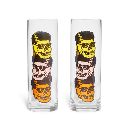 MUSTIPHER ZOMBIE GLASS - 15oz (450ml) / 2 PACK