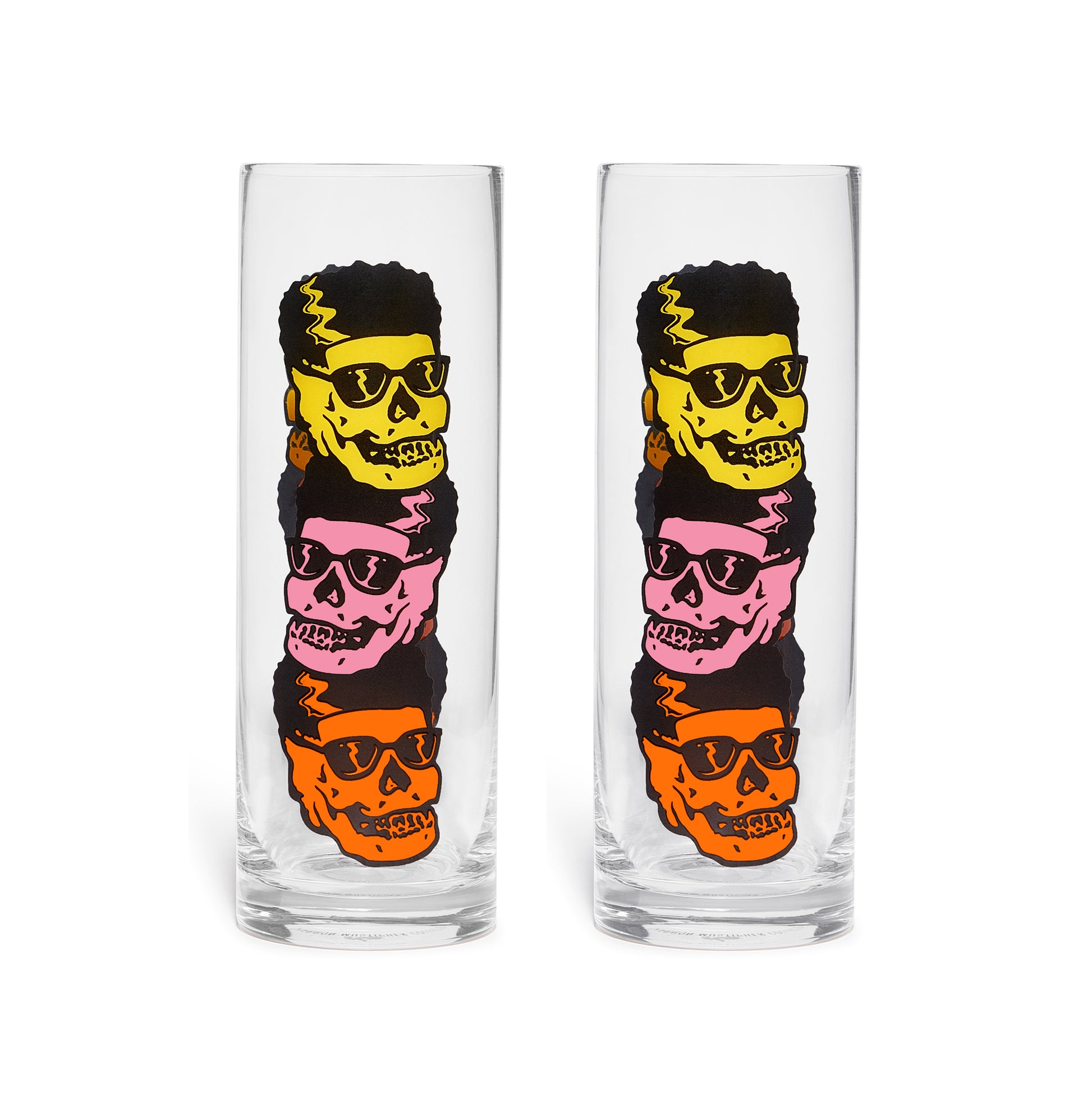 MUSTIPHER ZOMBIE GLASS - 16oz (450ml) / 2 PACK