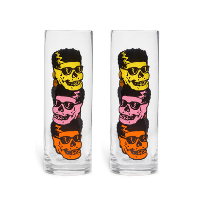MUSTIPHER ZOMBIE GLASS - 16oz (450ml) / 2 PACK