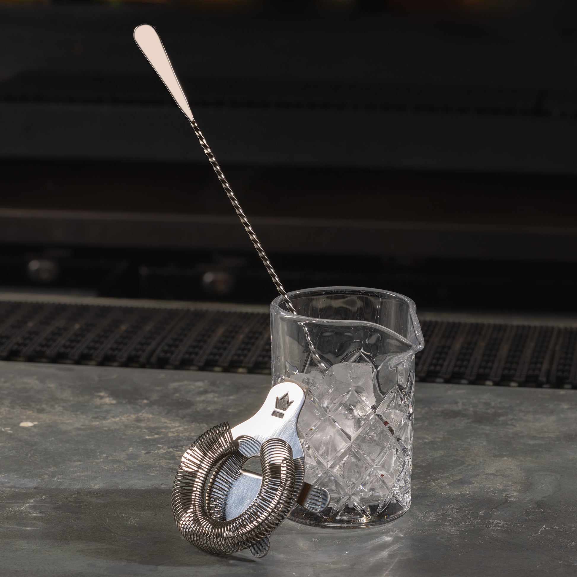 BUSWELL® BOBTAIL COCKTAIL STRAINER – STAINLESS STEEL