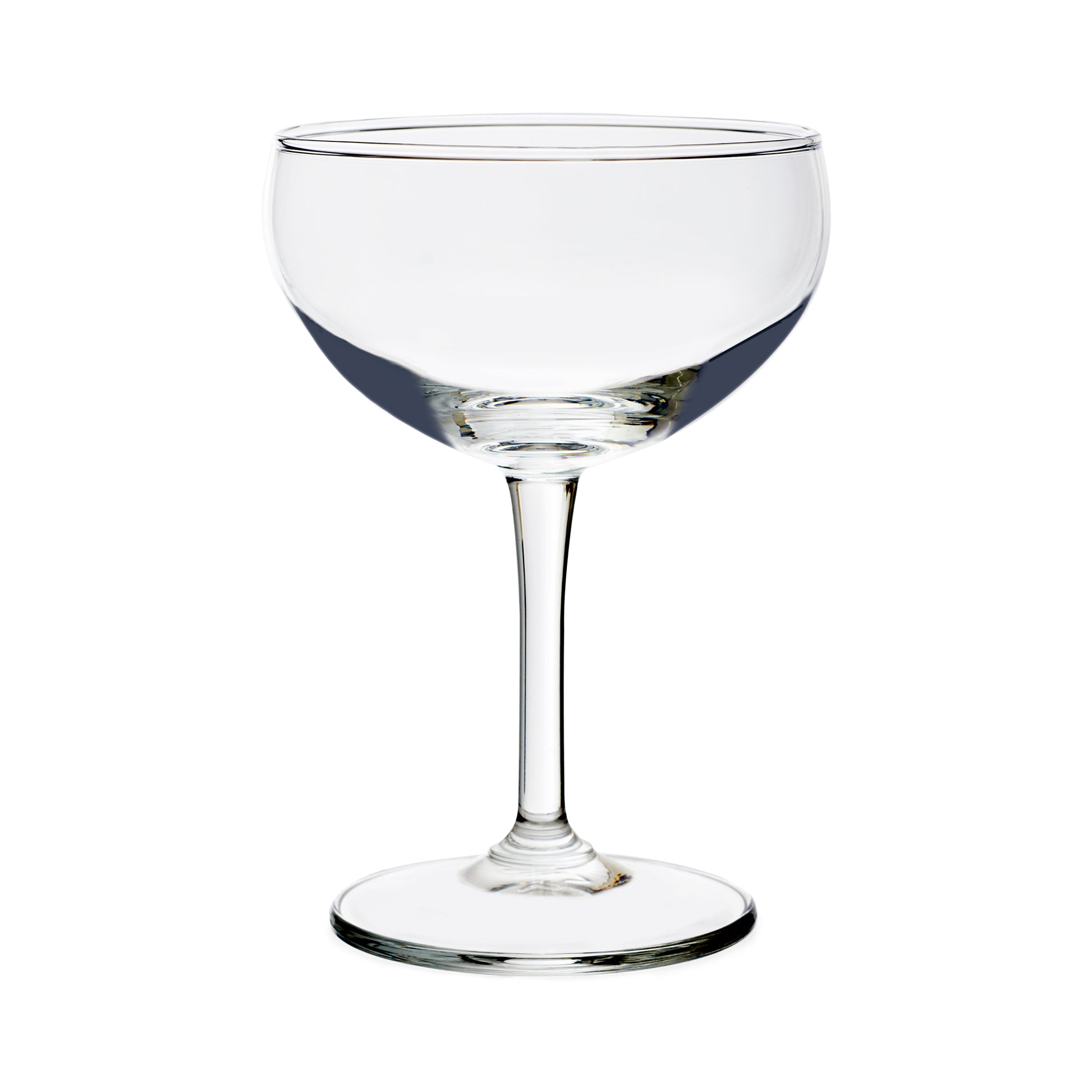Silver Rimmed Cocktail Glasses, S/6