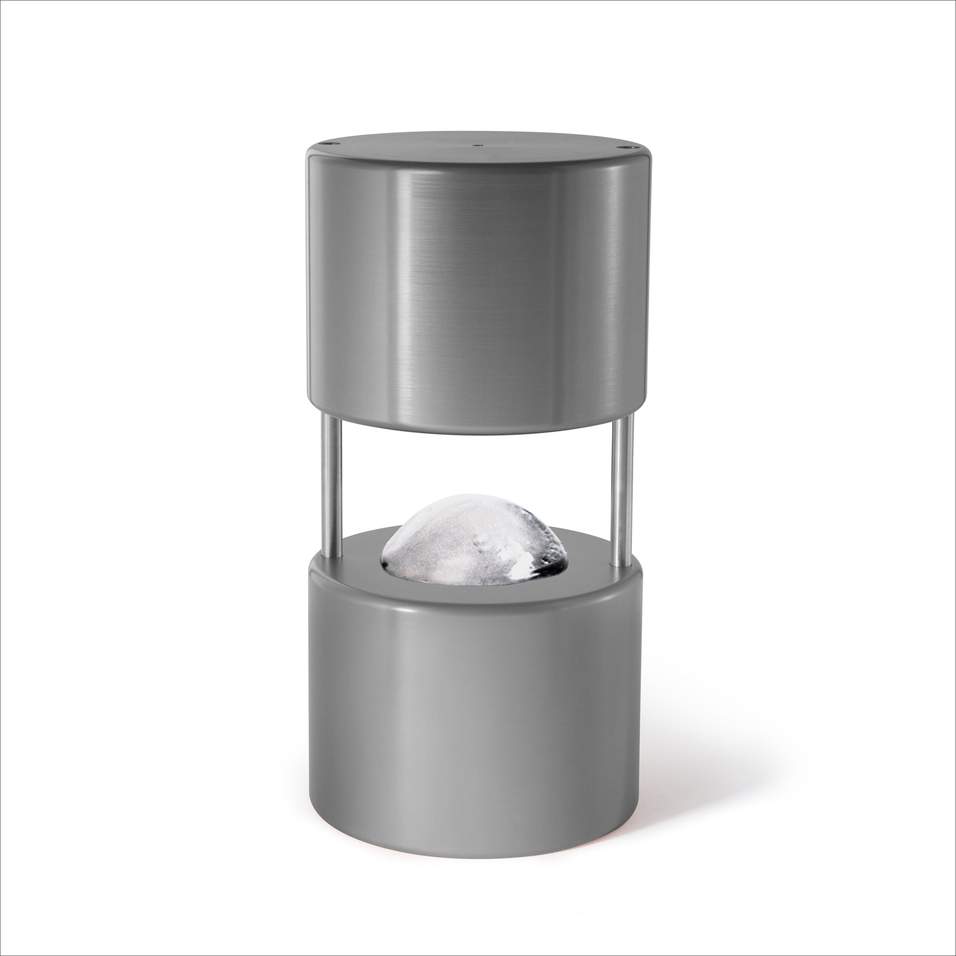 ICE BALL PRESS For Perfect Cocktails. creating crystal-clear BALLS 55mm.  your home bar., Silver