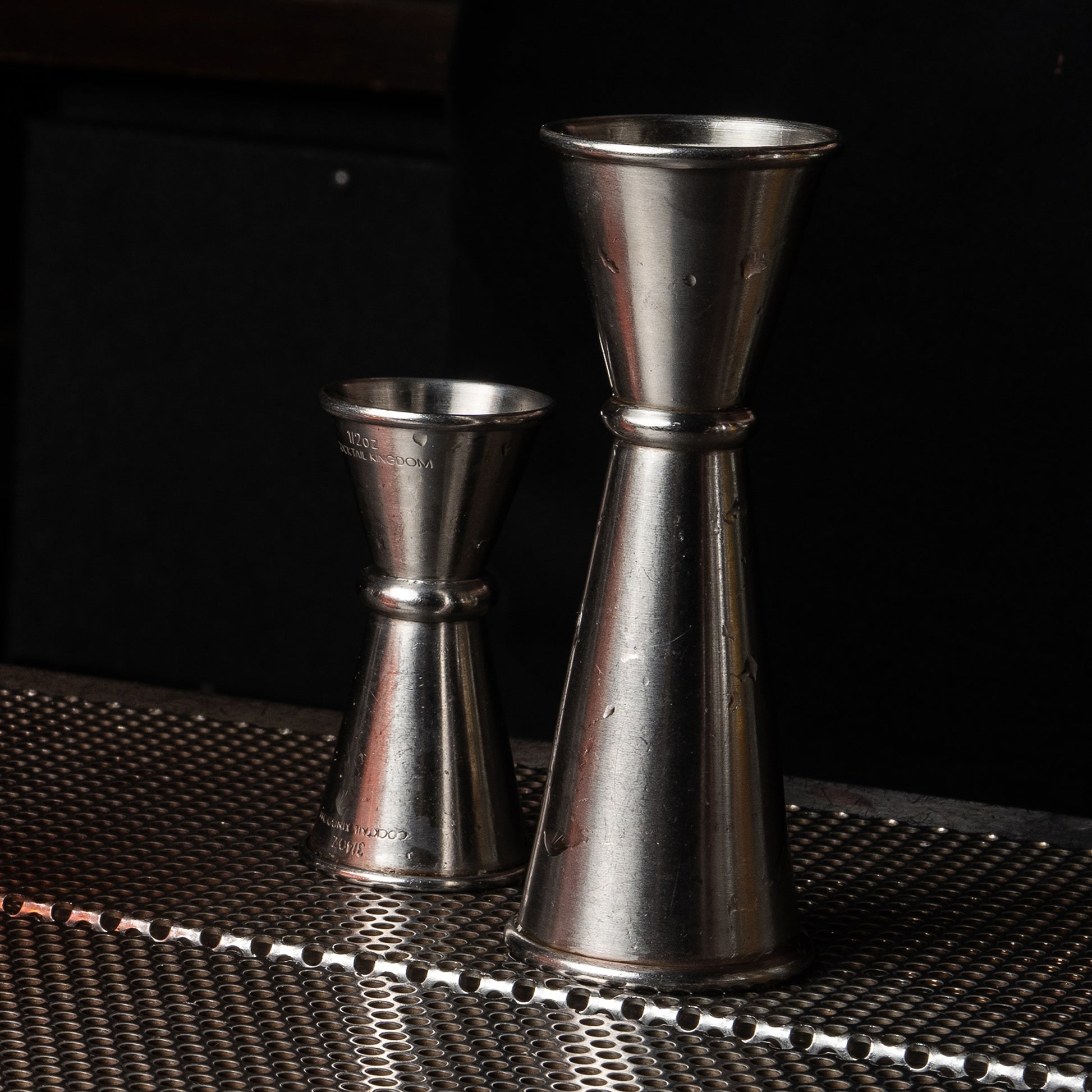 Stainless steel double cocktail jigger