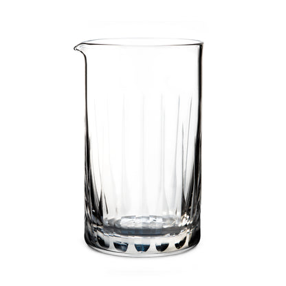 LARGE SEAMLESS PADDLE MIXING GLASS / 675ml (23oz) / FLAT BASE