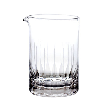 EXTRA LARGE SEAMLESS PADDLE MIXING GLASS / 800ml (28oz) / FLAT BASE