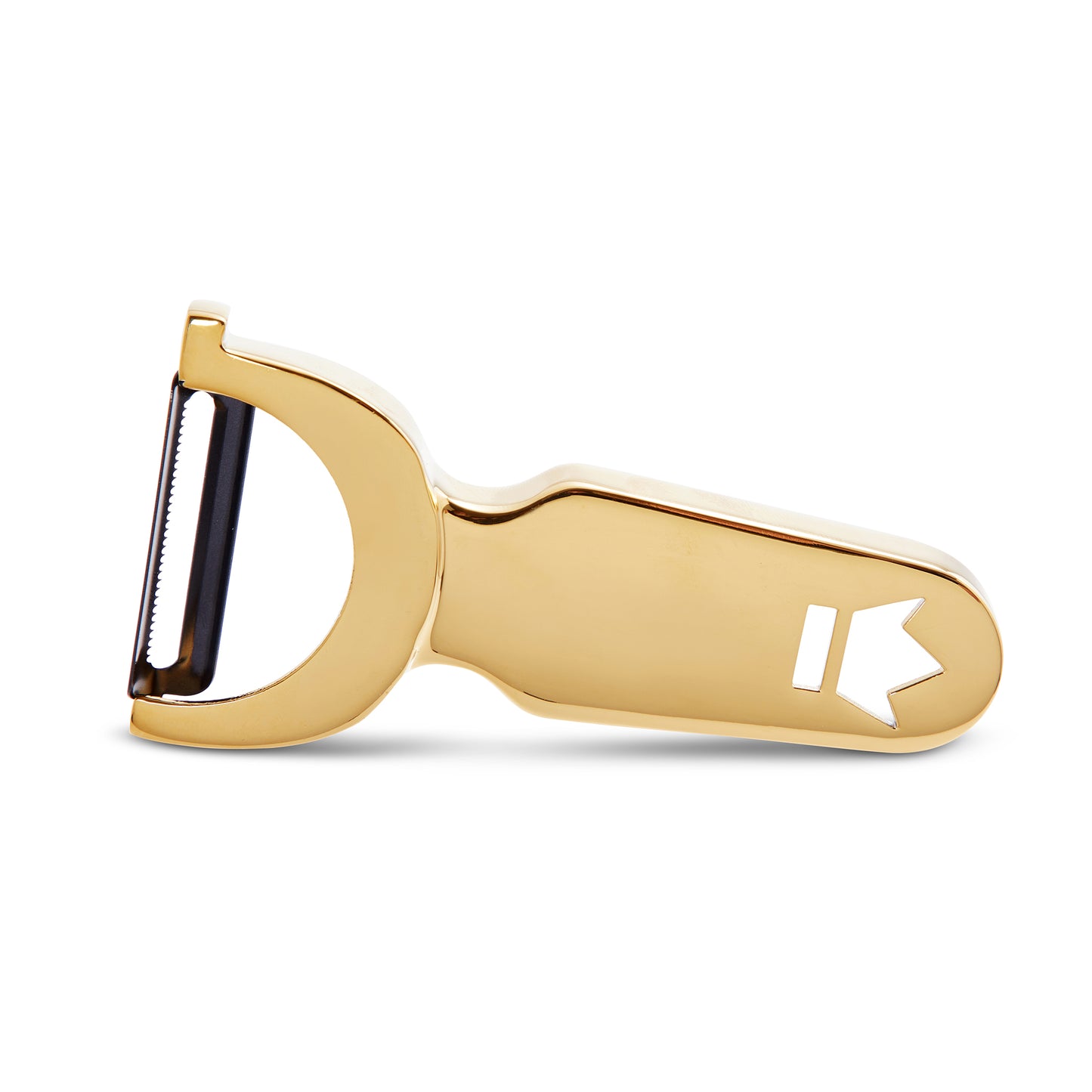 BUSWELL® CAST METAL PEELER - SERRATED / GOLD-PLATED