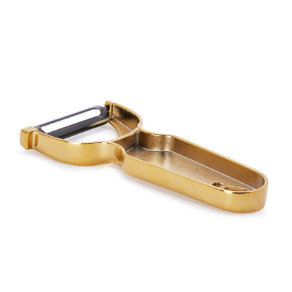 BUSWELL® CAST METAL PEELER - SERRATED / GOLD-PLATED
