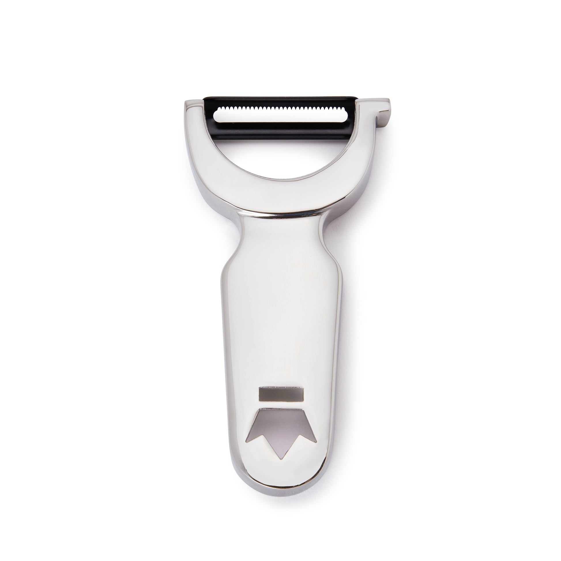 BUSWELL CAST METAL PEELER – SERRATED / STAINLESS STEEL