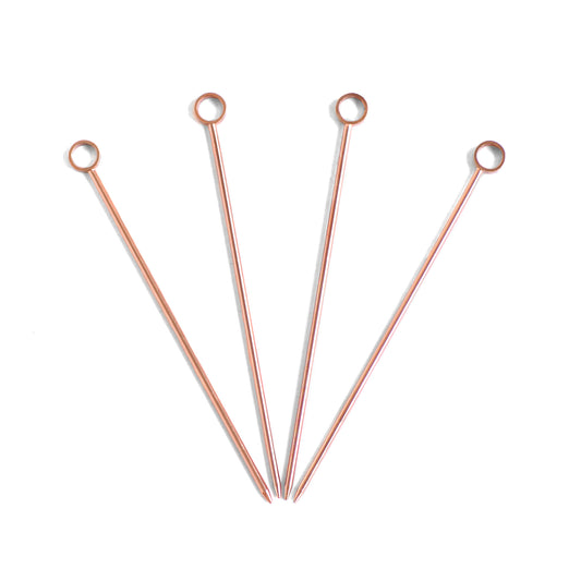 COCKTAIL PICKS – COPPER-PLATED / PACK OF 12