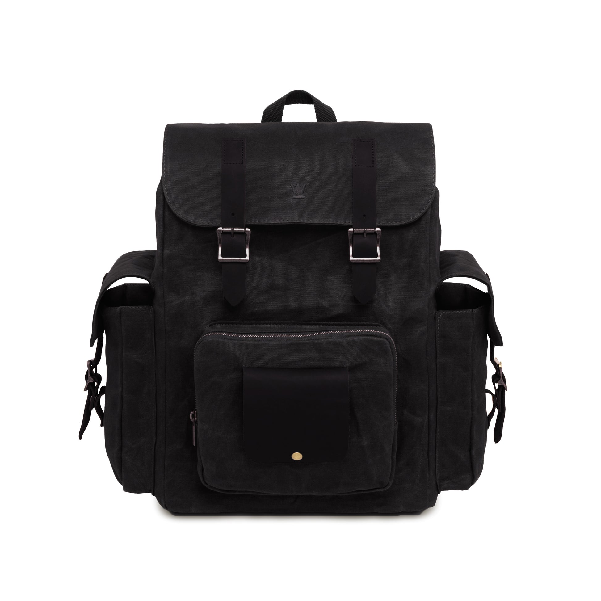bartaile c12 black leather backpack BARTENDER'S BACKPACK – BLACK / GREY – Cocktail Kingdom