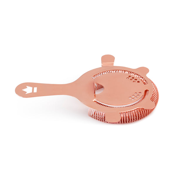 BUSWELL® 4PRONG COCKTAIL STRAINER / COPPERPLATED Cocktail Kingdom