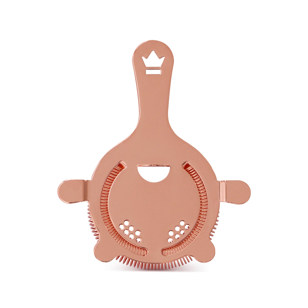 BUSWELL® 4PRONG COCKTAIL STRAINER / COPPERPLATED Cocktail Kingdom
