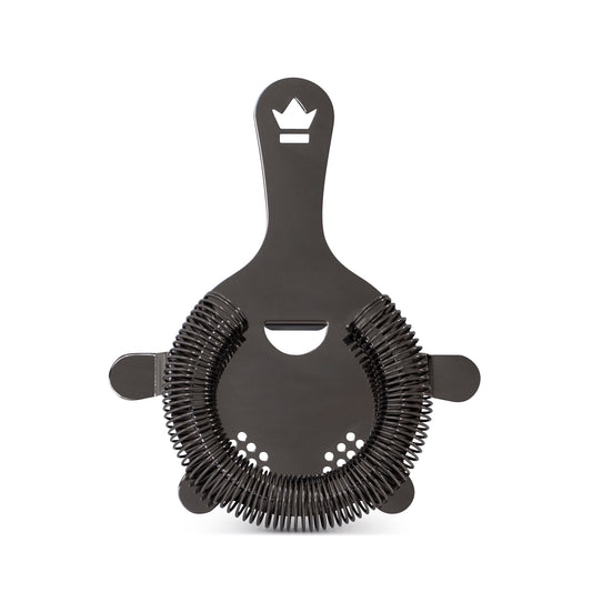 BUSWELL® 4-PRONG COCKTAIL STRAINER / GUNMETAL BLACK