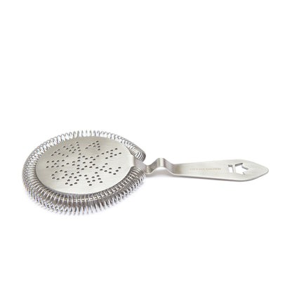 LARGE ANTIQUE-STYLE HAWTHORNE STRAINER / STAINLESS STEEL