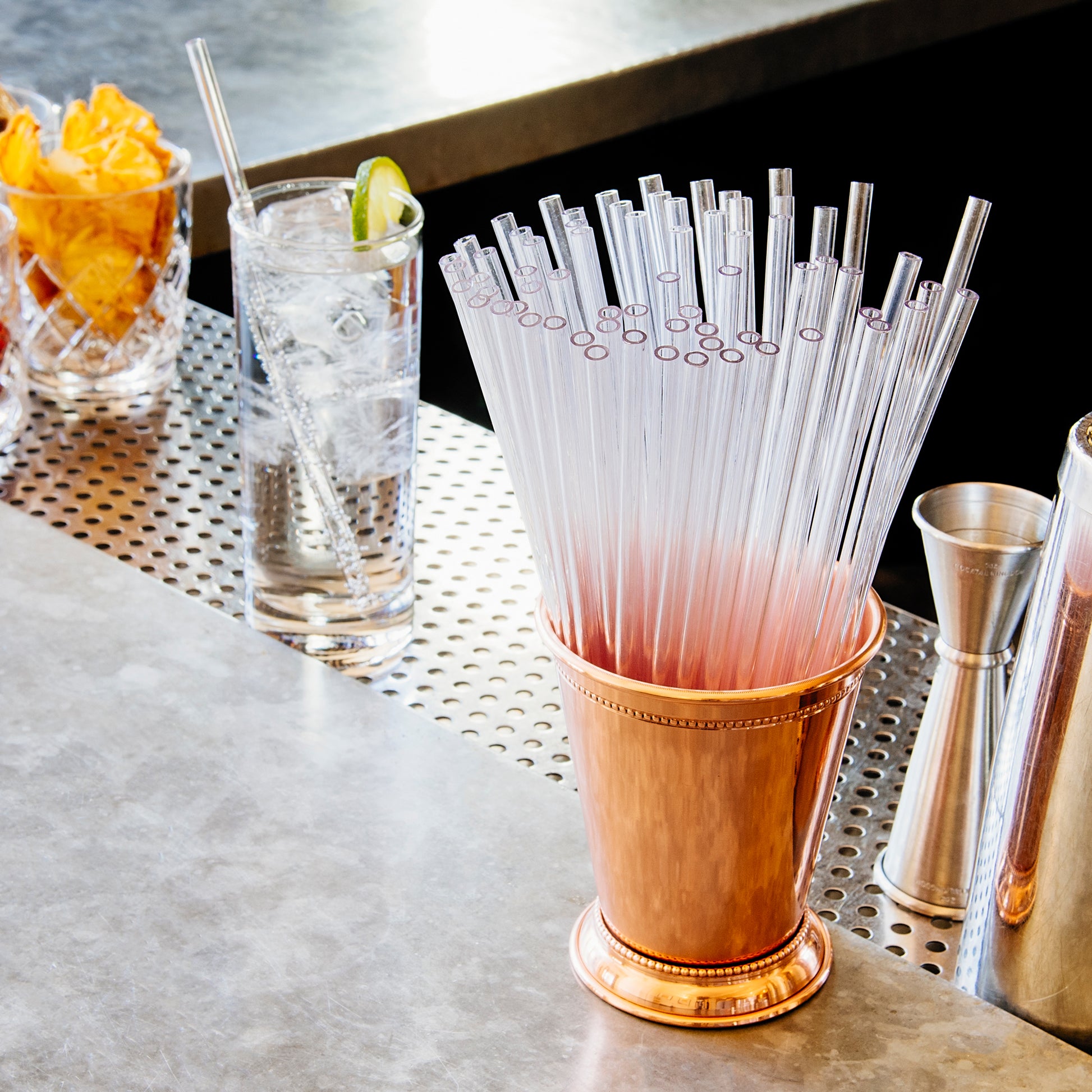 BUSWELL® STRAWS REUSABLE – CLEAR - 7 7/8in / 200pcs – Cocktail Kingdom