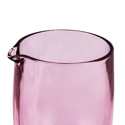 BERRY WALL™ FOOTED MIXING GLASS / 500ml (17oz) / ROSE TINT