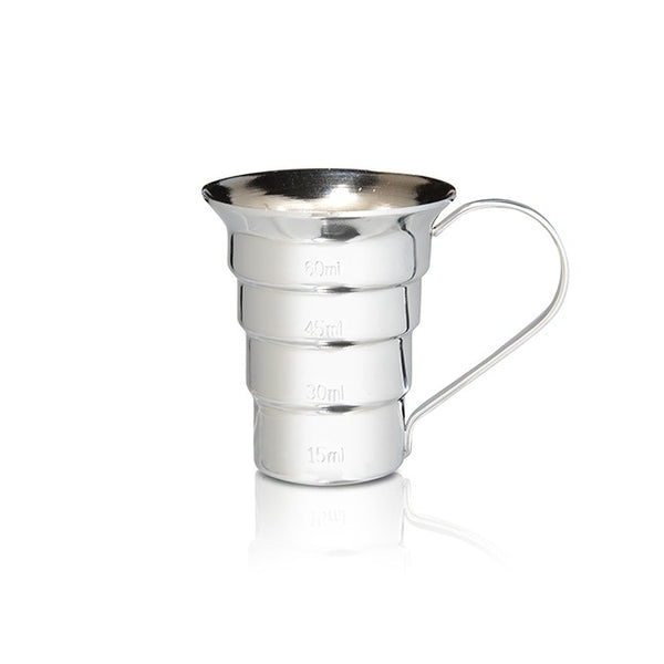 Silver Double-Sided 8-Stepped Jigger
